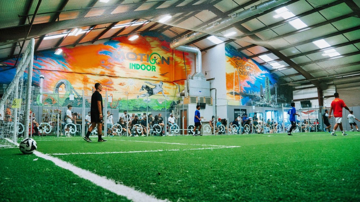 Indoor field background